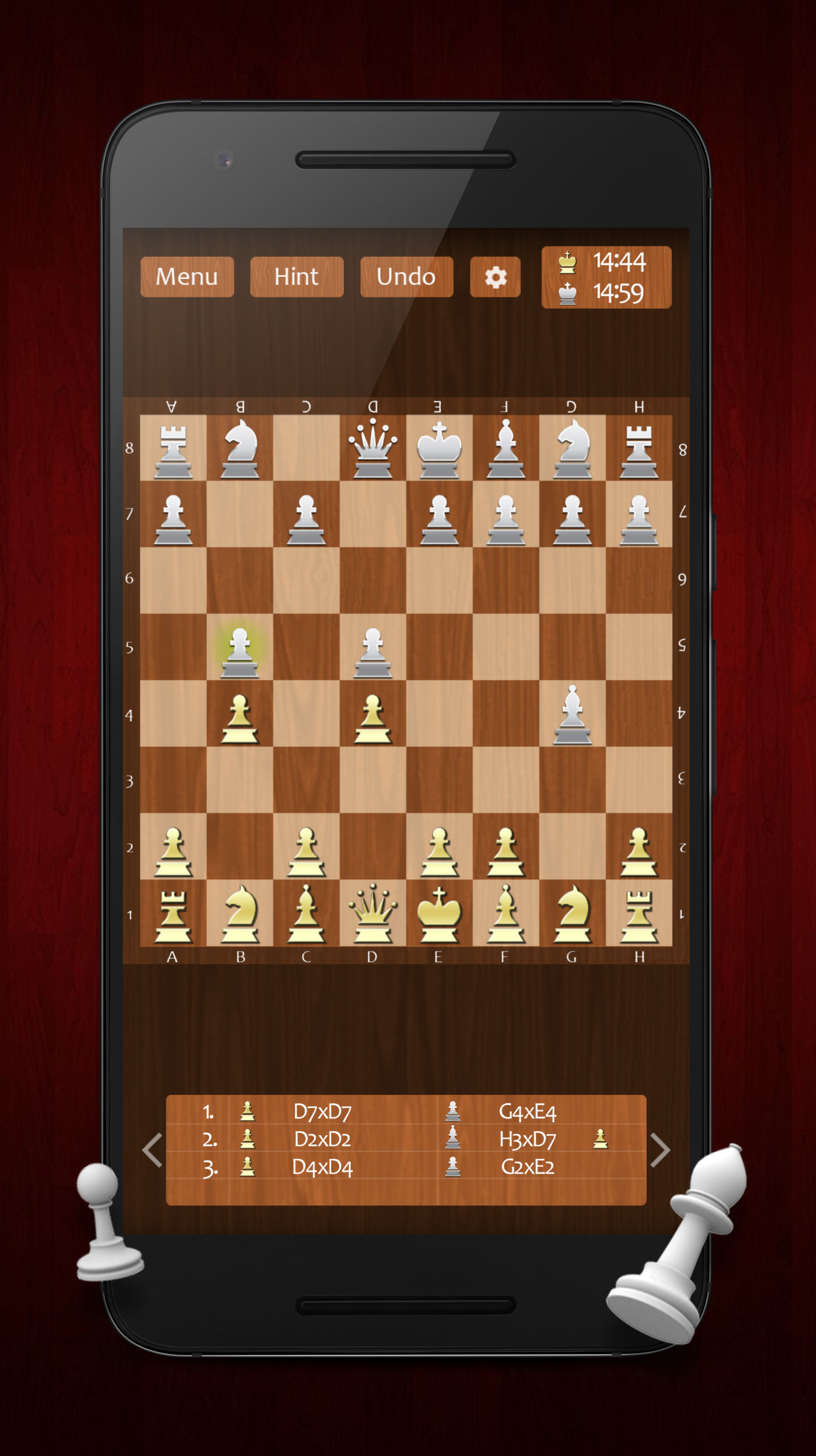 Android application Chess 2Player &Learn to Master screenshort