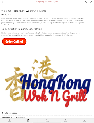 Hong Kong Wok N Grill Jupiter Screen 3