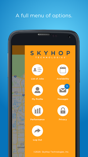 SkyHop Driver Screen 2