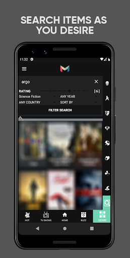 Android application Modio - Movie & TV Series screenshort