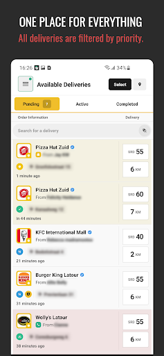 Android application Biker Pro screenshort