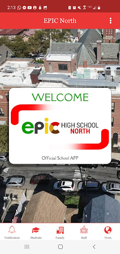 Android application EPIC High School North screenshort