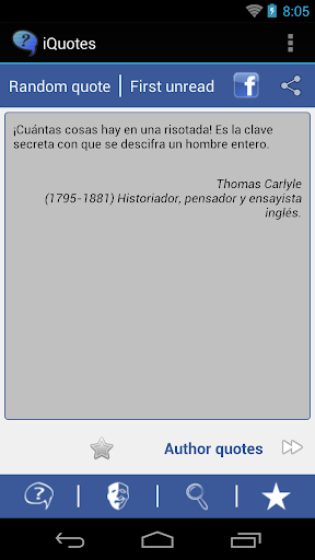 Android application Quotes & Frases screenshort