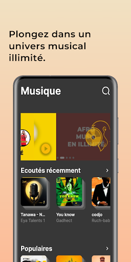 Android application DingaStream screenshort