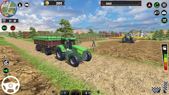 拖拉機遊戲：農業遊戲 3d