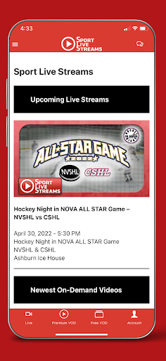 Sport Live Streams Screen 3