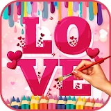Lovely Hearts Coloring Book icon