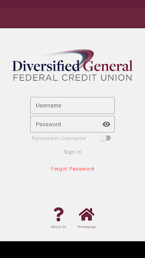 Android application Diversified General FCU screenshort