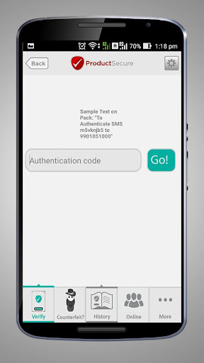 ProductSecure - Product Secure Screen 3