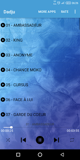 Android application Dadju Music Sans Internet screenshort