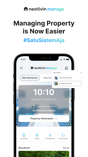 Android application Nextlivin Manage screenshort