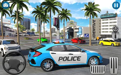 US Police Car Games Driver 3D