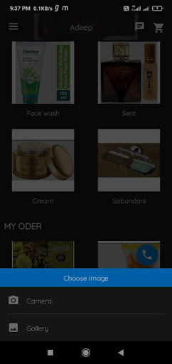 Android application Adeep online shopping app screenshort