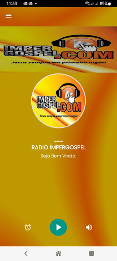 Android application Rádio Impergospel screenshort