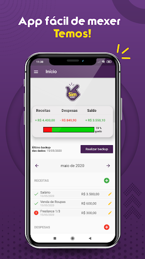 Sim Money: Controle de Gastos 1