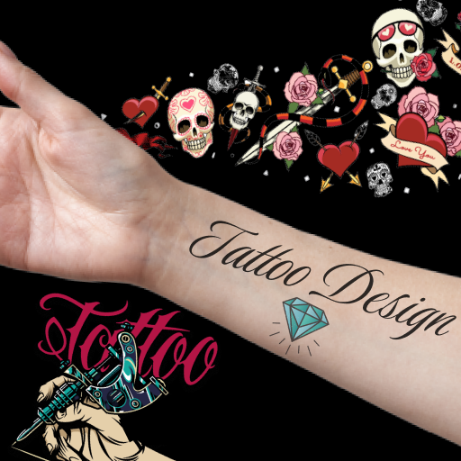 Tattoo Maker & Tattoo Design  Icon