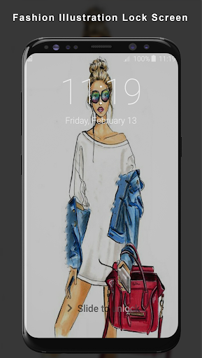 Android application Fashion Lock Screen screenshort