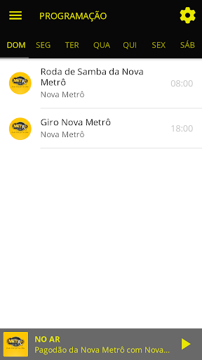 Rádio Nova Metrô Screen 2
