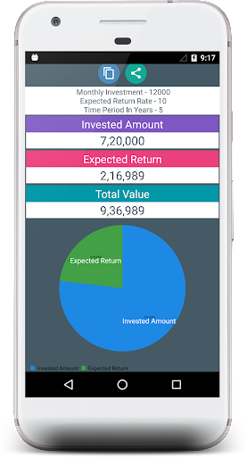SIP Calculator With Lumpsum Screen 2