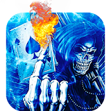 flame Death Skeleton Theme 3d icon