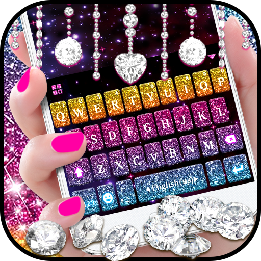 Color Glitter Keyboard  Icon