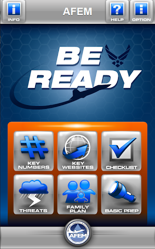 Android application Air Force Be Ready screenshort