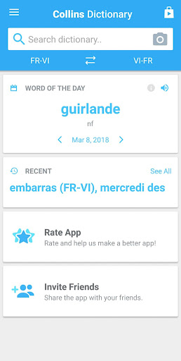 Screenshot of Vietnamese-French Dictionary
