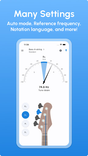 Screenshot of Bass Tuner - LikeTones