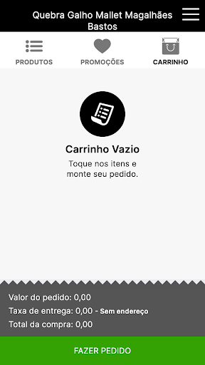 Quebra Galho Mallet Delivery Screen 3