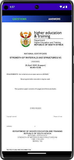 TVET Strength of Materials Screen 2