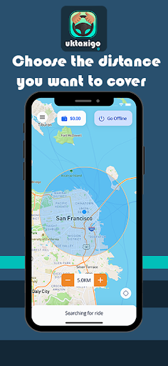 Android application uktaxiGO Driver screenshort