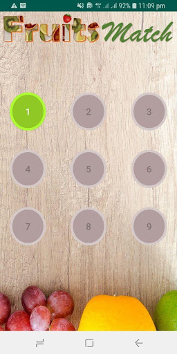 Android application Fruit Match screenshort