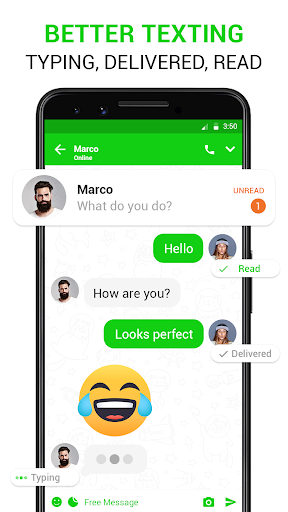 Screenshot of Messenger - Text Messages SMS
