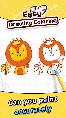 Game screenshot Easy Drawing Coloring mod apk