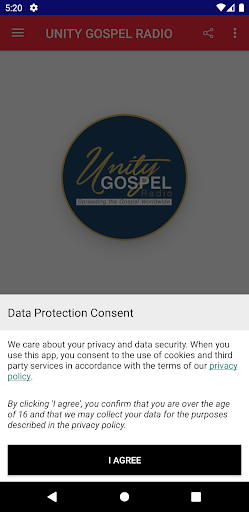 Unity Gospel Radio Screen 2