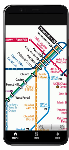 San Francisco Muni Metro Route Screen 2