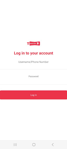 Tawzie Partner Screen 2