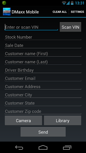 Android application DMAXX screenshort