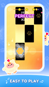 Cat Cute Tiles: Musik Spiele