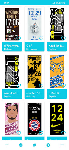 Android application Mi Band 4 Watch Faces screenshort