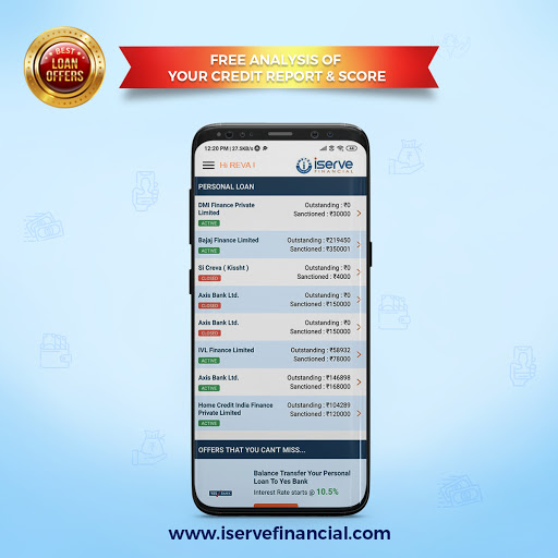 iServeFinancial: Best Offers Screen 2