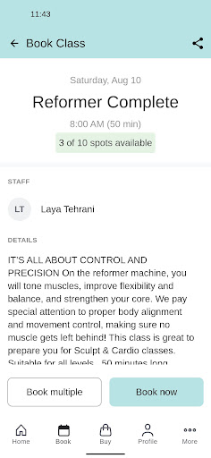 Endless Lifestyle Pilates Screen 3