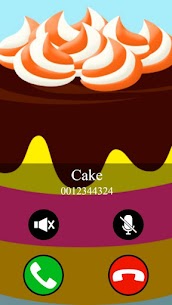 fake call and sms cake game For PC installation