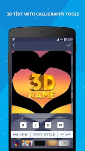 3D Name on Pics – 3D Text 3