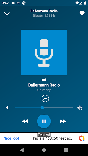 Ballermann Radio App Screen 2