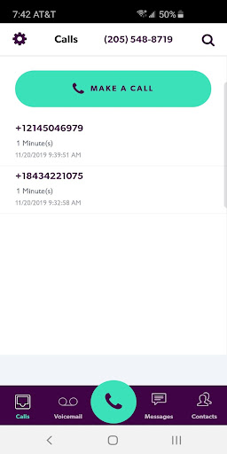 RingDeck Virtual Phone Service Screen 2