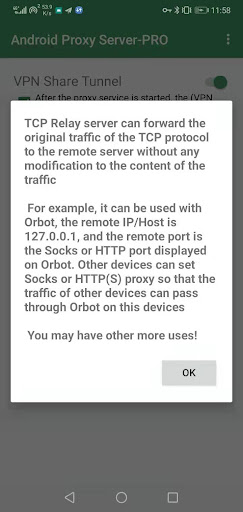 Android Proxy Server Pro Screen 3