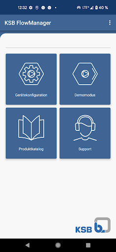 Android application KSB FlowManager 2.0 screenshort