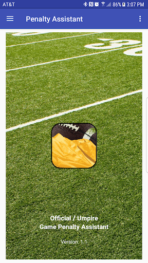 Android application Penalty Assistant screenshort