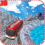 Offroad Snow Bus Drive 3D icon